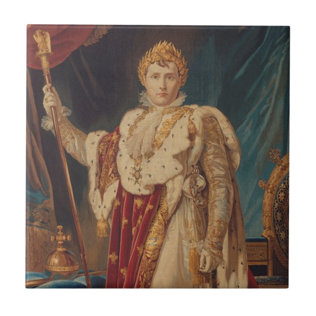 Azulejo De Cerâmica Retrato de Napoleon mim | 1808-11 (Frente)