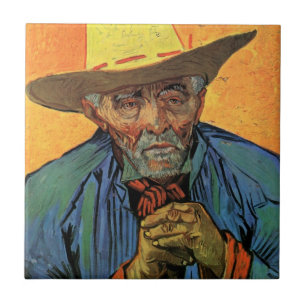 Azulejo De Cerâmica Retrato de Patience Escalier por Vincent van Gogh