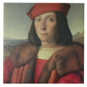 Azulejo De Cerâmica Retrato do della Rovere de Francesco, duque de