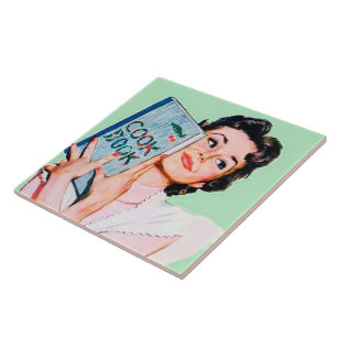 Azulejo De Cerâmica retri cozinha vintage senhorita decor