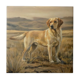 Azulejo De Cerâmica Retriever Labrador