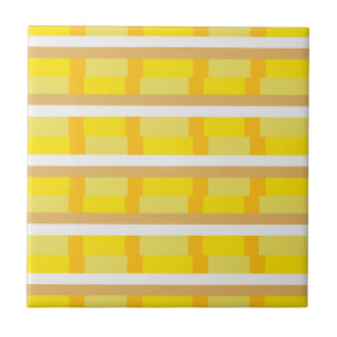 Azulejo De Cerâmica Retro Abstrato dos Anos 70
