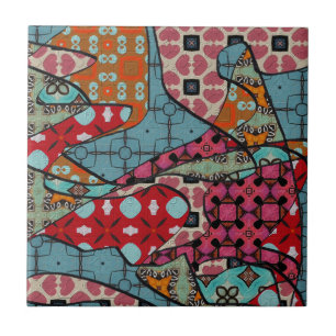 Azulejo de cerâmica Retro Designer