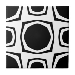 Azulejo De Cerâmica &Retrospectiva B&W