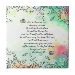 Azulejo De Cerâmica Revelação 21:34