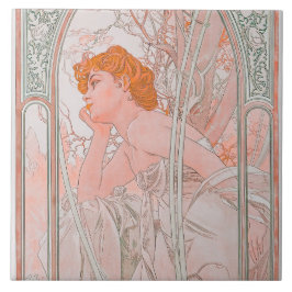 Azulejo De Cerâmica Reverie du Soir, 1899