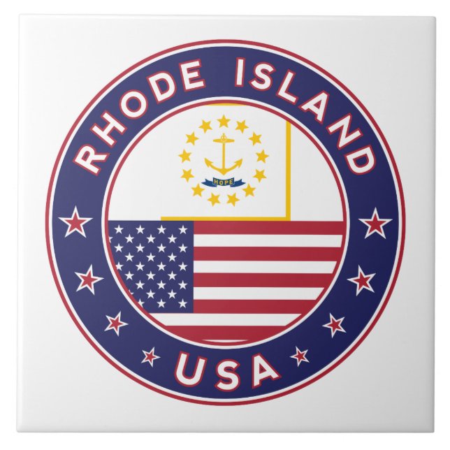 Azulejo De Cerâmica Rhode Island (Frente)