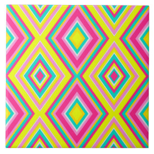 Azulejo De Cerâmica Rhombus geométrico sem costura forma a moderna ten