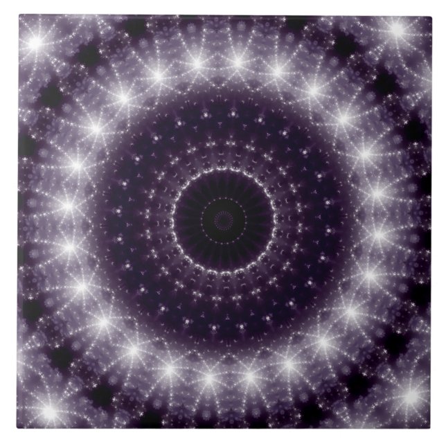 Azulejo De Cerâmica Rico Delicar Padrão de Lace Preto e Branco (Frente)