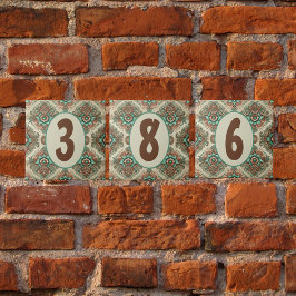 Azulejo De Cerâmica Rico tradicional personalizável