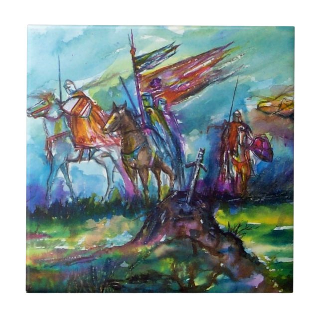 AZULEJO DE CERÂMICA  RIDERS NA TEMPESTADE (Frente)