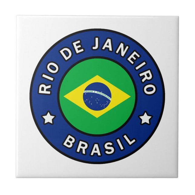 Azulejo De Cerâmica Rio de Janeiro Brasil (Frente)