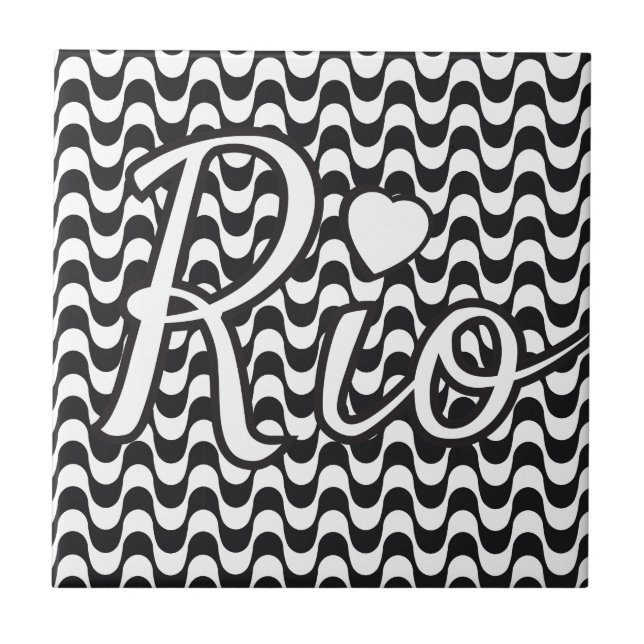 Azulejo De Cerâmica Rio de Janeiro Brazil (Frente)