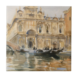Azulejo De Cerâmica Rio dei Mendicanti, Veneza de John Singer Sargent
