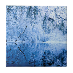 Azulejo De Cerâmica Rio Merced   Parque Nacional de Yosemite, CA