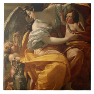 Azulejo De Cerâmica Riqueza (óleo em canvas)