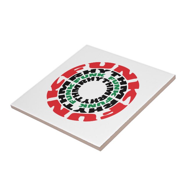 Azulejo De Cerâmica Ritmo Funk Funk Rhythm (Lateral)