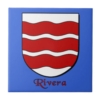 Azulejo De Cerâmica Rivera Family Shield