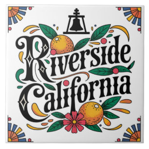 Azulejo De Cerâmica Riverside California