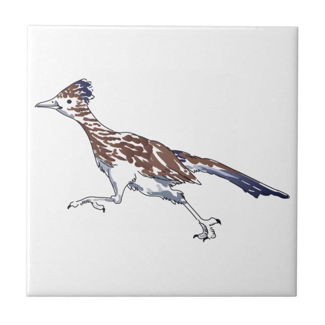 Azulejo De Cerâmica Roadrunner (Frente)