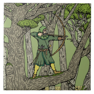 Azulejo De Cerâmica Robin Hood