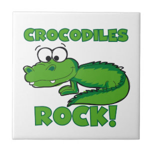 Azulejo De Cerâmica Rocha dos crocodilos