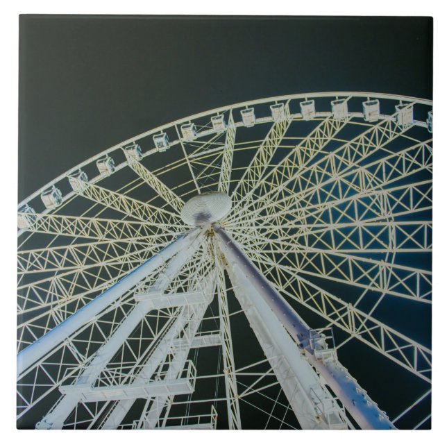 Azulejo De Cerâmica Roda de Budapest (Frente)