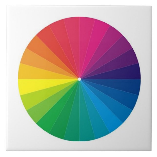 AZULEJO DE CERÂMICA  RODA DE COR (Frente)