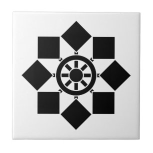 Azulejo De Cerâmica Roda japonesa