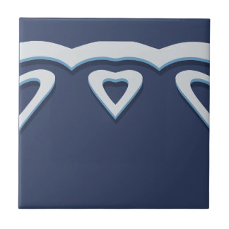 Azulejo De Cerâmica Rolagem da Fronteira Mural Floresta Azul Fantasia