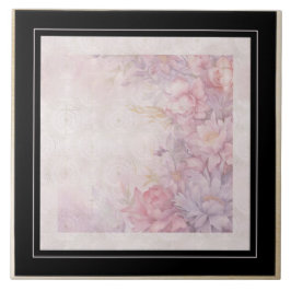 Azulejo De Cerâmica Rolamentos com rosas estilo vitoriano