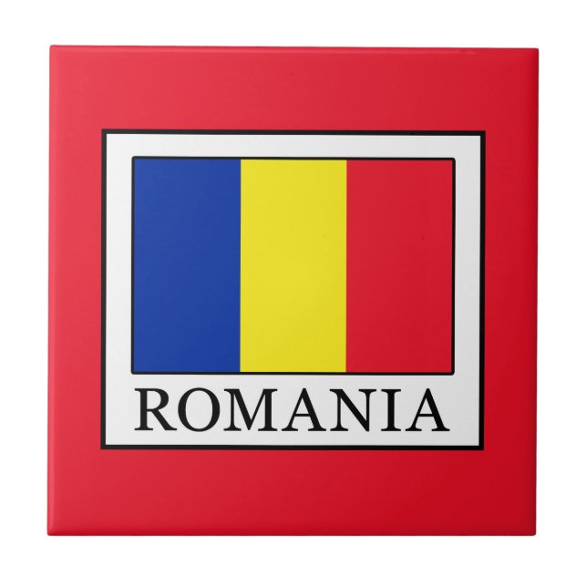 Azulejo De Cerâmica Romênia (Frente)