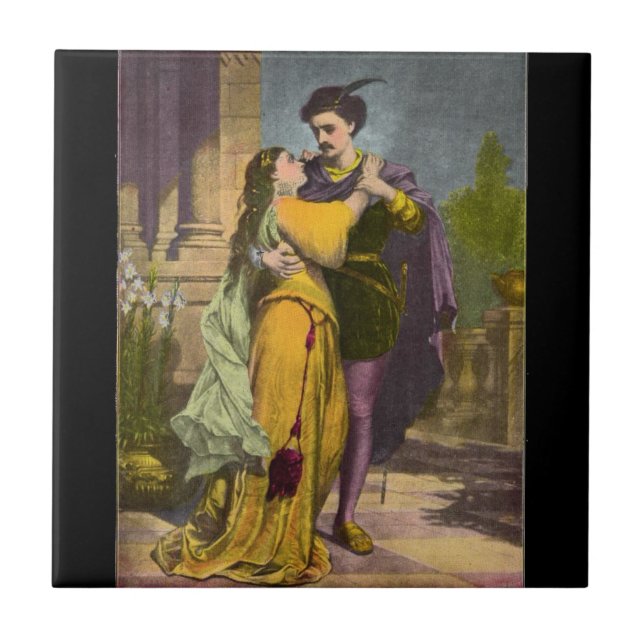 Azulejo De Cerâmica Romeu e Julieta (Frente)