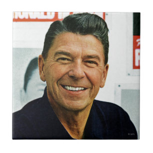 Azulejo De Cerâmica Ronald Reagan