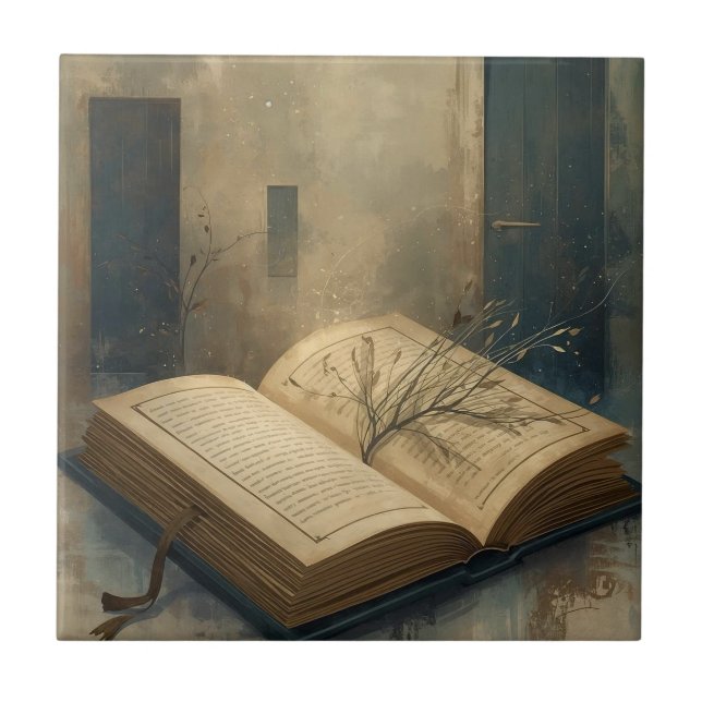 Azulejo De Cerâmica Roots of a Story Untold (Frente)