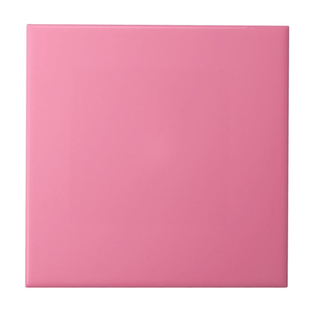 Azulejo De Cerâmica Rosa (Frente)