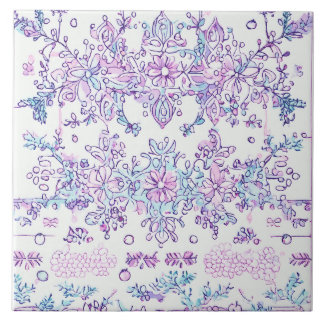 Azulejo de cerâmica rosa