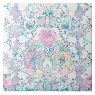Azulejo De Cerâmica Rosa