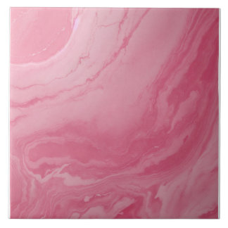 Azulejo De Cerâmica Rosa Branco