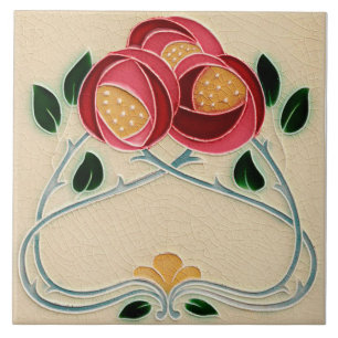 Azulejo De Cerâmica Rosa Cerâmica Mackintosh