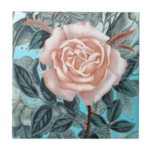 Azulejo De Cerâmica Rosa chique