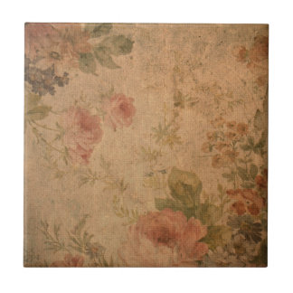 Azulejo De Cerâmica Rosa de Vintage