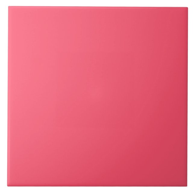 Azulejo De Cerâmica Rosa Fogo  Azulejo rosa (Frente)