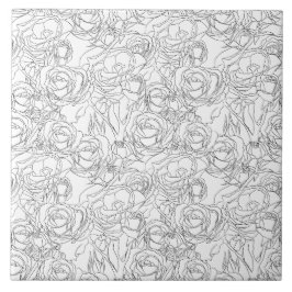 Azulejo De Cerâmica Rosa gráfico