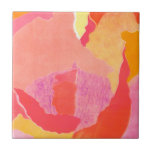 AZULEJO DE CERÂMICA  ROSA IV<br><div class="desc">Floral</div>