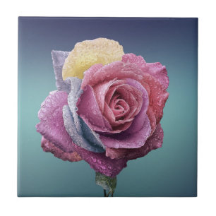 Azulejo De Cerâmica Rosa multicolor