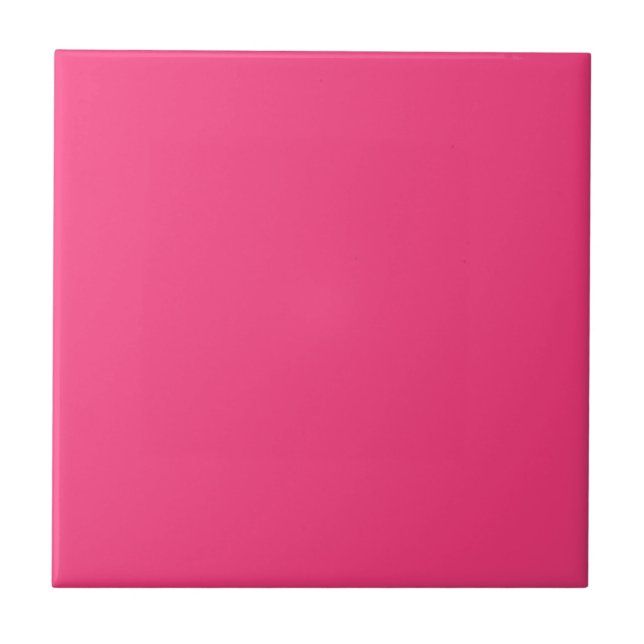 Azulejo De Cerâmica Rosa neon (Frente)