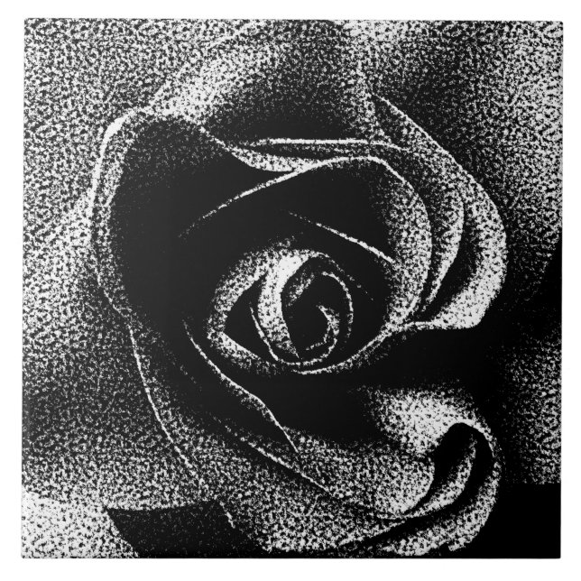 AZULEJO DE CERÂMICA  ROSA PRETO (Frente)