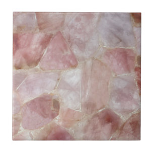 Azulejo De Cerâmica Rosa Quartz Marble Impressão