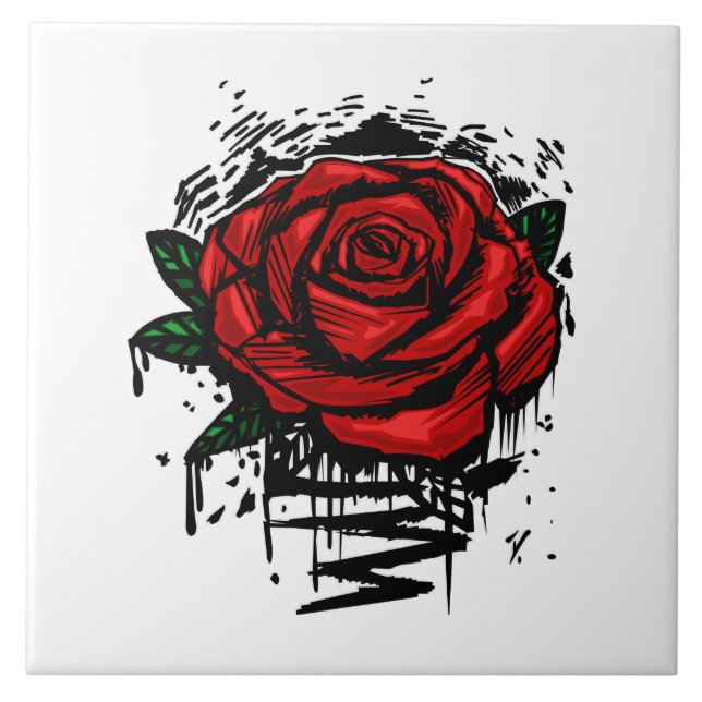 Azulejo De Cerâmica Rosa resistente (Frente)